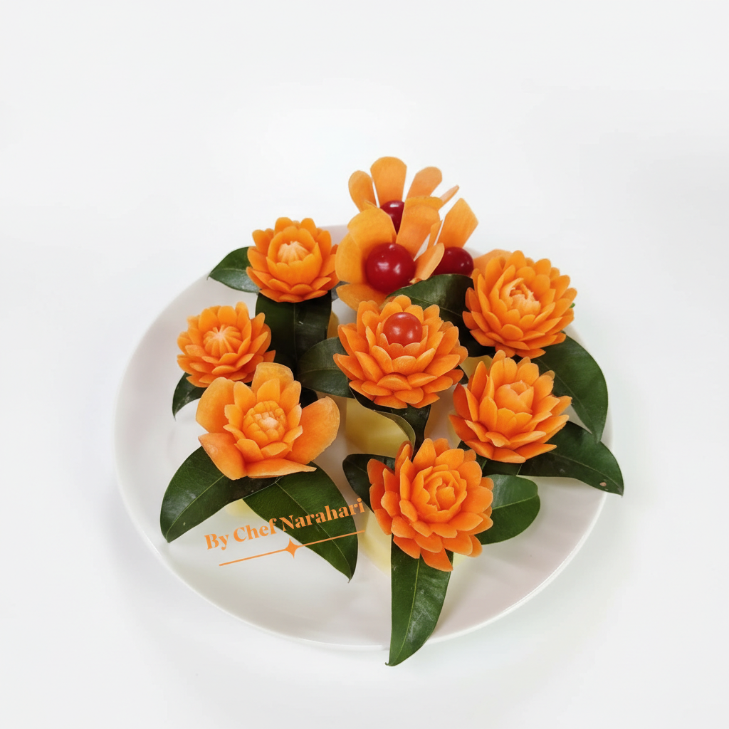 Detailed Craftsmanship - Precision Fruit Carving Techniques