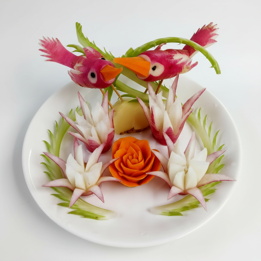 Premium Artwork - High-End Professional Fruit Carving